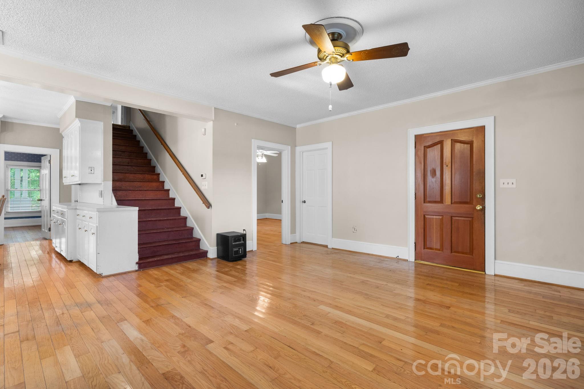 144 Hunter Bridge Road Stony Point, NC 28678 - Photo 4 of 45 wooden floor in an empty room with a window