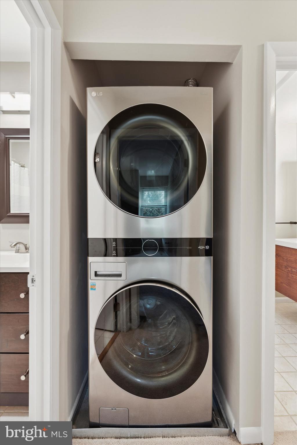 315 South Valley Forge Road, Unit 5 Devon, PA 19333 - Photo 15 of 16 Upstairs Stackable Washer & Dryer