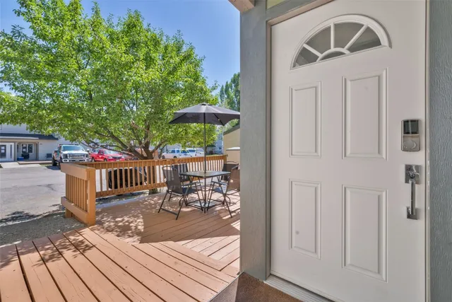 a view of balcony deck and patio