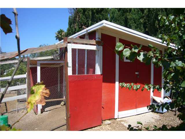 2146 Gum Tree Lane Fallbrook, CA 92028 - Photo 15 of 23 Red Chicken Coop. Also, a separate fenced yard.