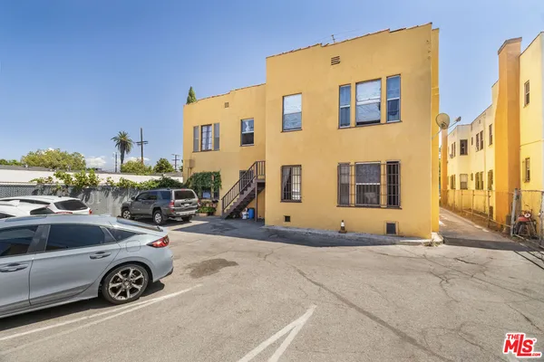 a view of parking space