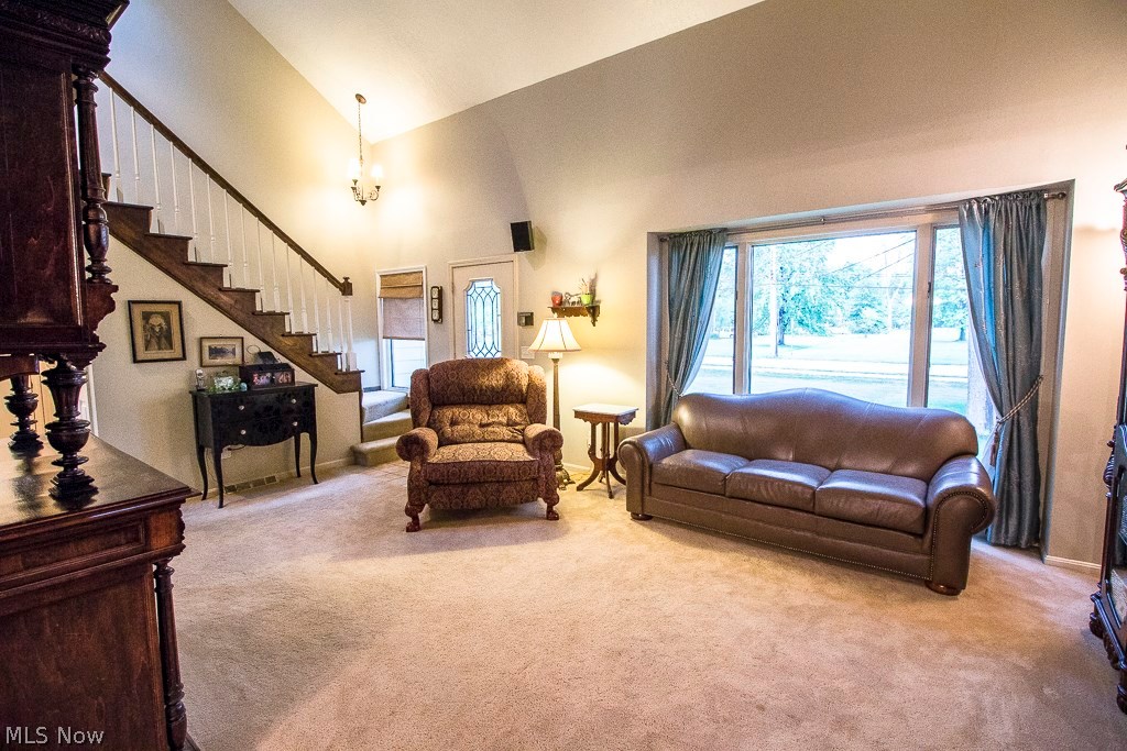8737 Hendricks Road Mentor, OH 44060 - Photo 5 of 33 Living room with vaulted ceilings