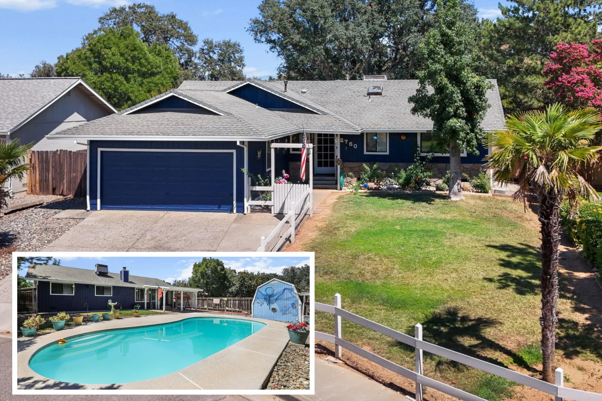 2760 Oriole Drive Red Bluff, CA 96080 - Photo 1 of 25 a view of house with outdoor space and swimming pool