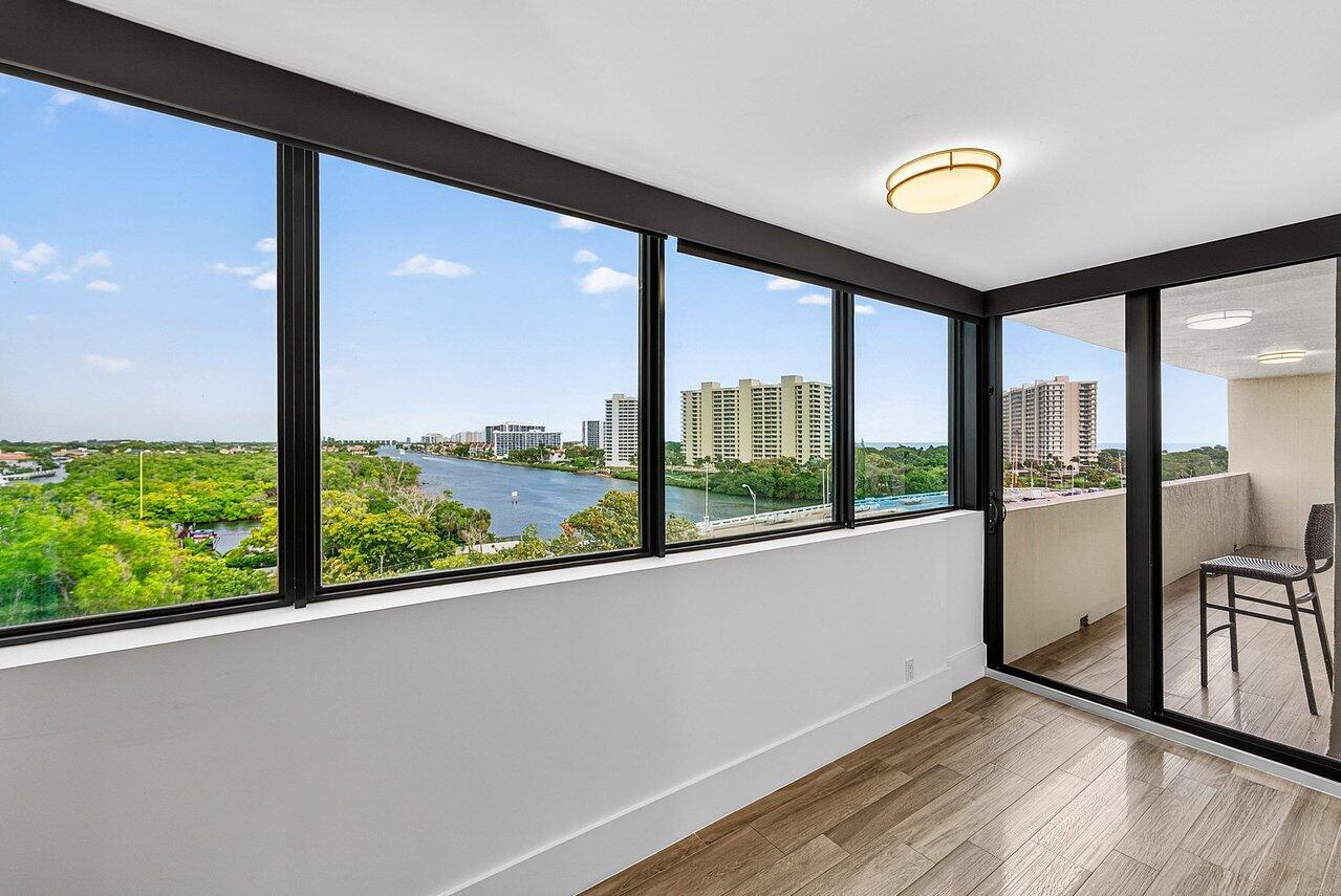900 Northeast Spanish River Boulevard, Unit 7E Boca Raton, FL 33431 - Photo 46 of 71 BALCONY OFF GUEST BEDROOM