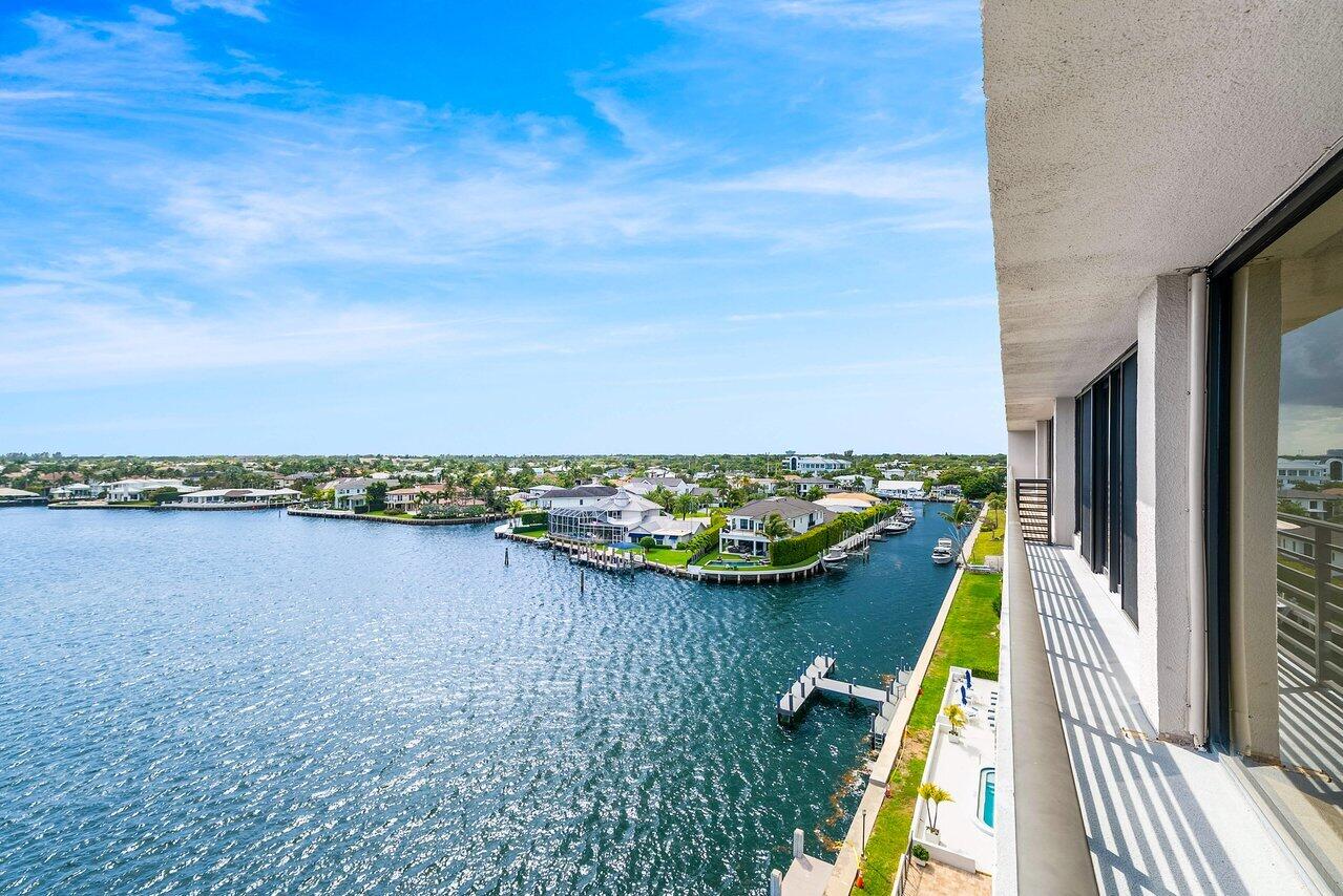 900 Northeast Spanish River Boulevard, Unit 7E Boca Raton, FL 33431 - Photo 57 of 71 VIEW FROM BALCONY