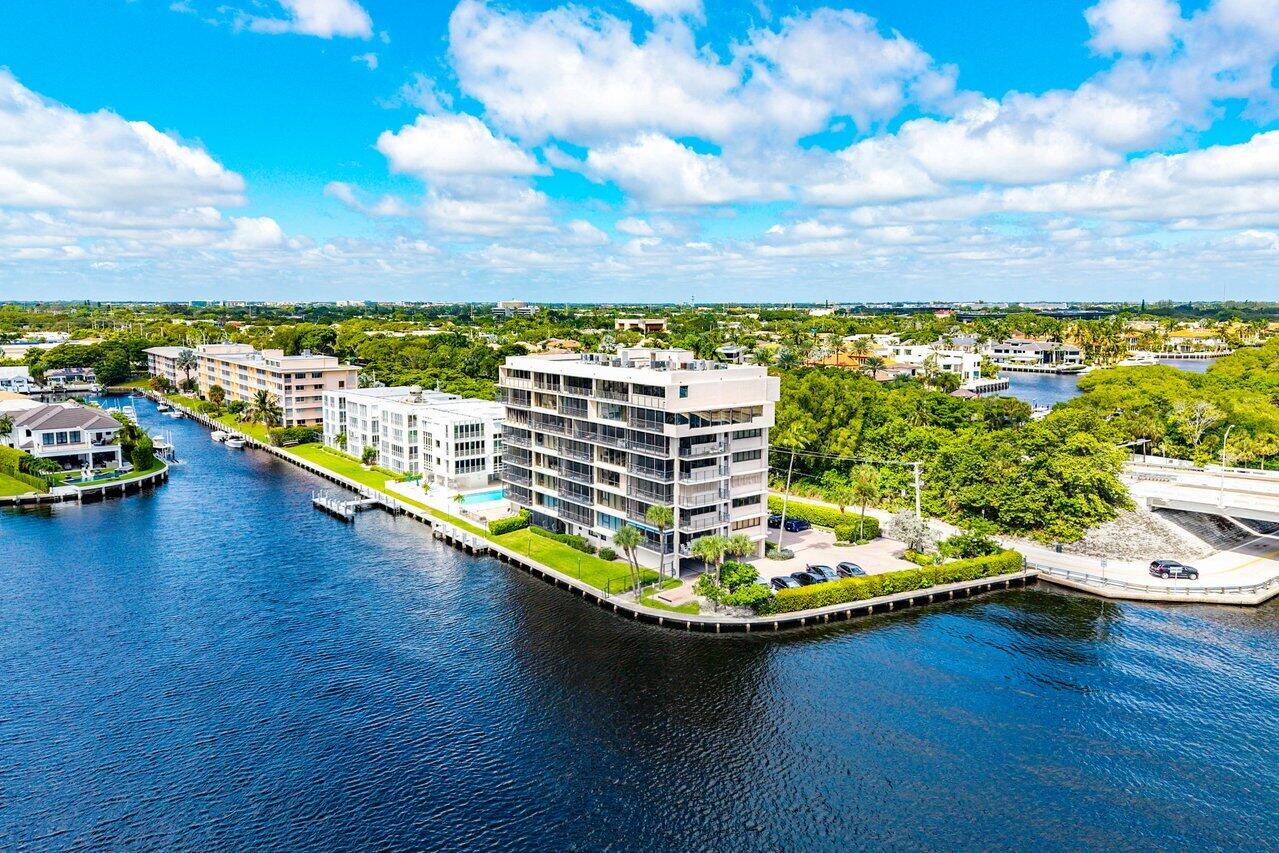 900 Northeast Spanish River Boulevard, Unit 7E Boca Raton, FL 33431 - Photo 69 of 71 AERIAL VIEW