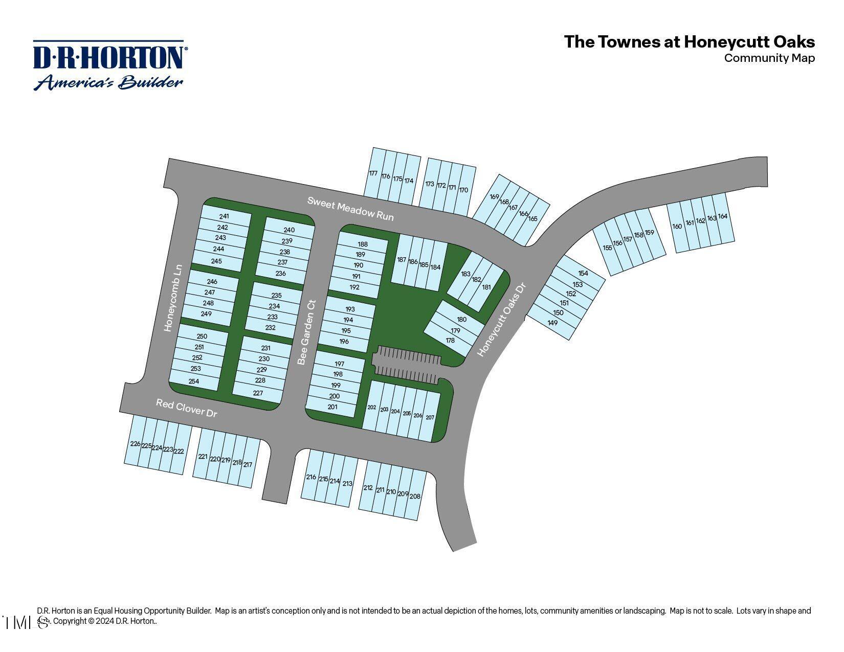 38 Red Clover Drive Angier, NC 27501 - Photo 36 of 37 The Townes at Honeycutt Oaks Site Map