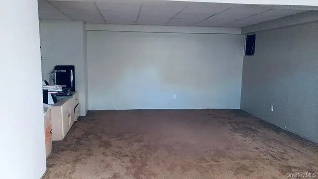 a view of a room with a empty space