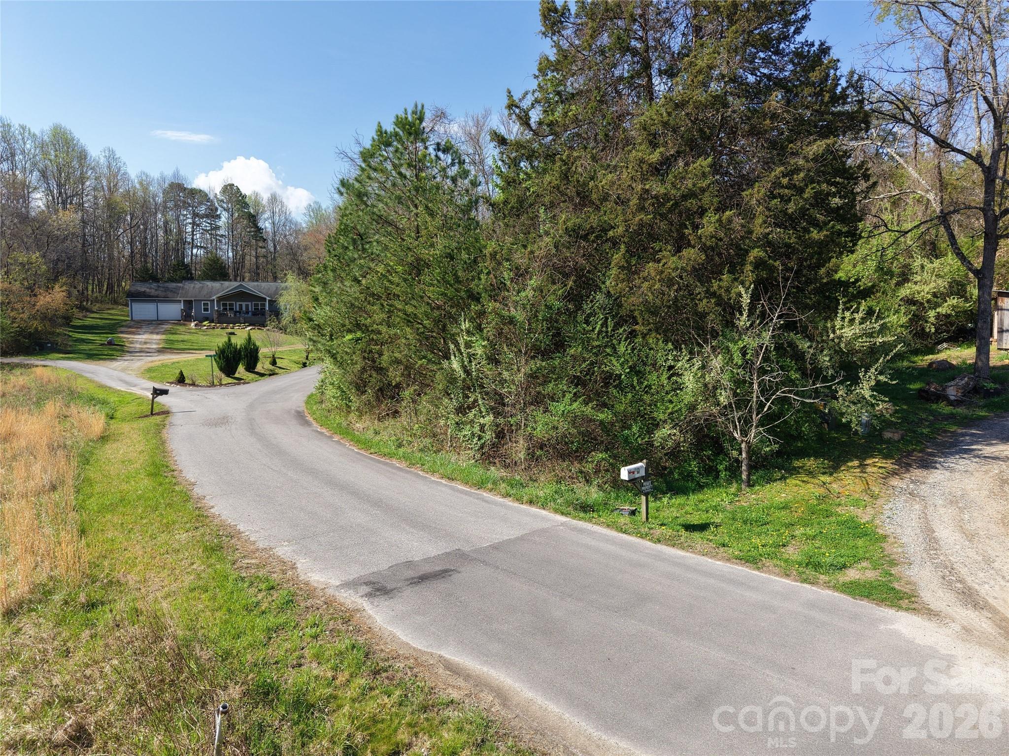 0 Coker Road Hayesville, NC 28904 - Photo 9 of 15 a view of a street with a yard and a fountain