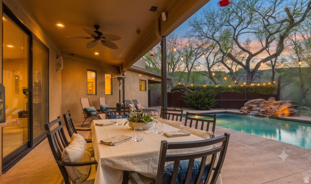 98 Bridge Road Rockville, UT 84763 - Photo 3 of 64 Poolside Dining Patio
