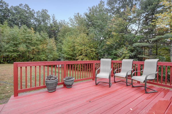5 Garrison Road Shirley, MA 01464 - Photo 23 of 29 a view of balcony with wooden floor and outdoor seating