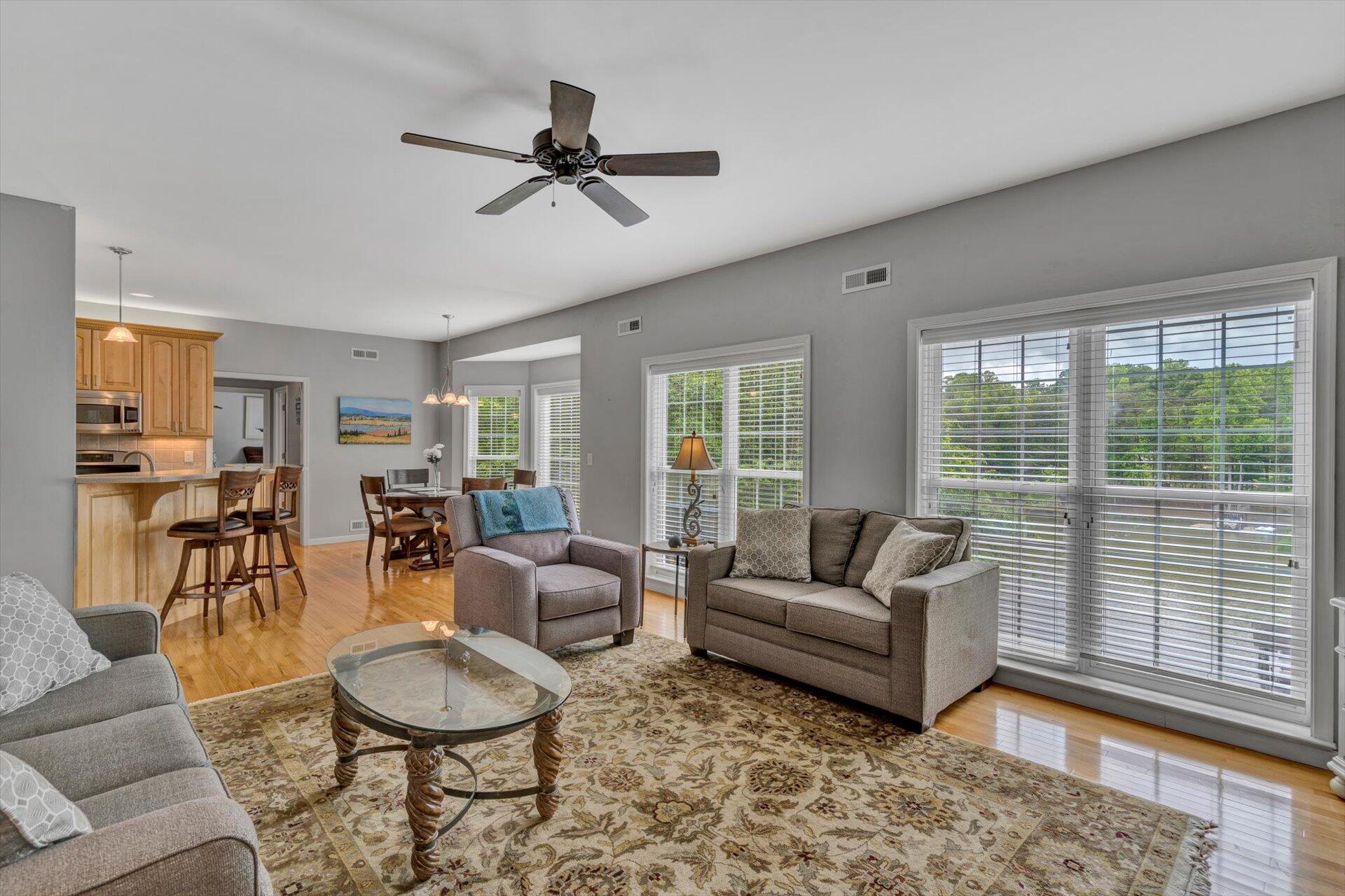 155 Cedar Bay Road Union Hall, VA 24176 - Photo 13 of 61 a living room with furniture and a large window
