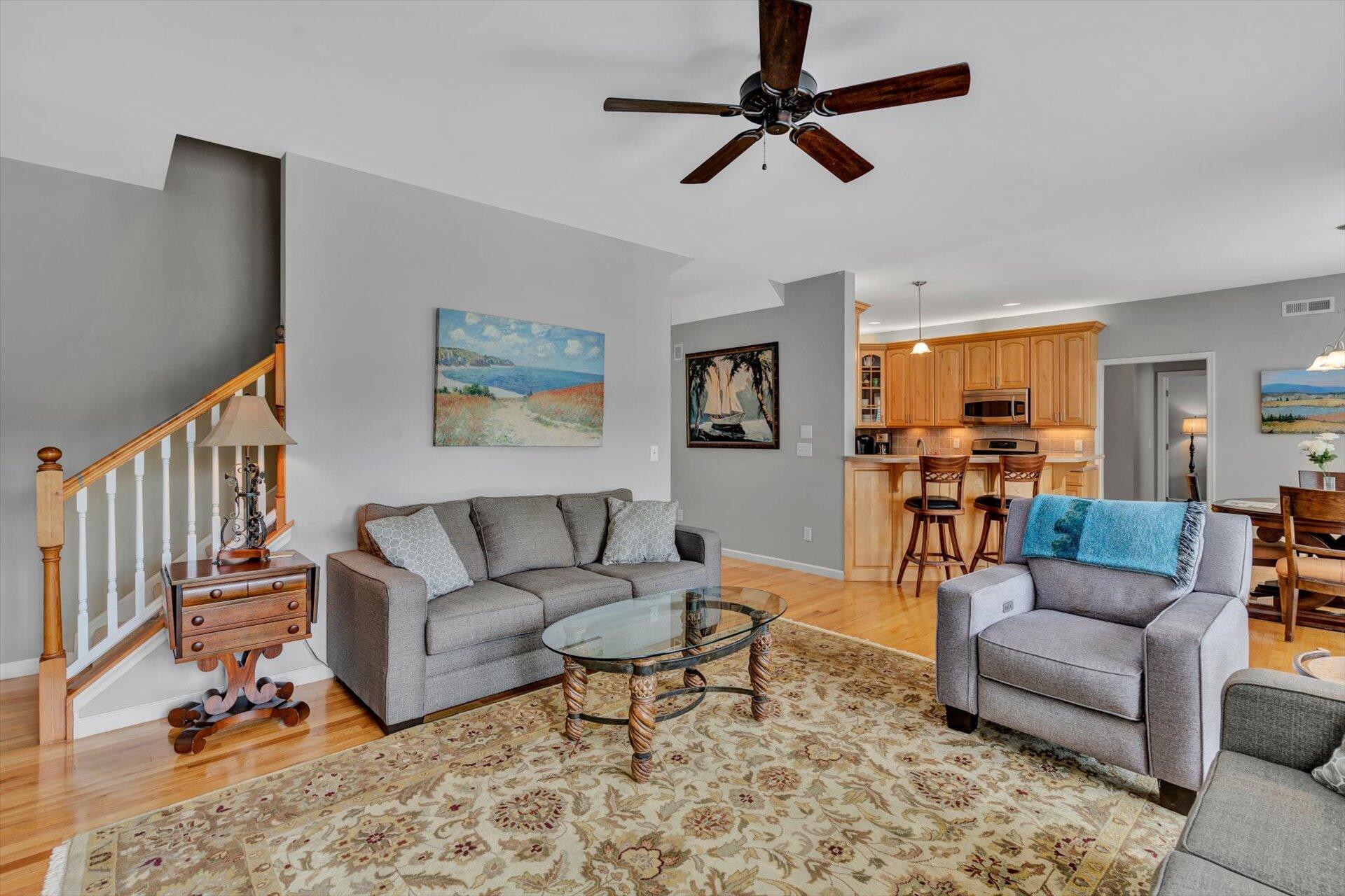 155 Cedar Bay Road Union Hall, VA 24176 - Photo 14 of 61 a living room with furniture and a view of kitchen