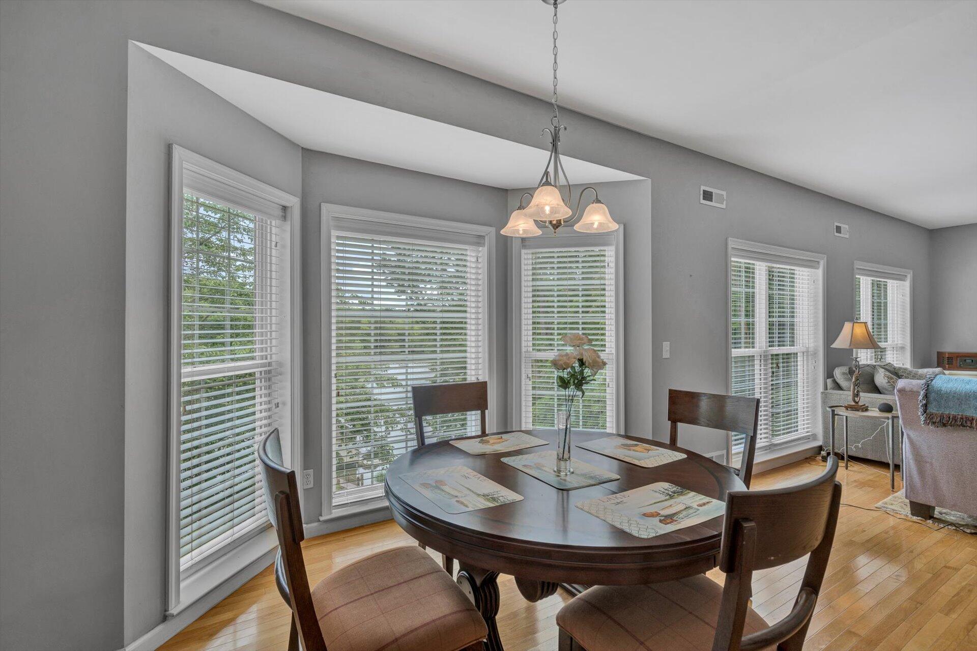 155 Cedar Bay Road Union Hall, VA 24176 - Photo 16 of 61 a view of a dining room with furniture window and outside view