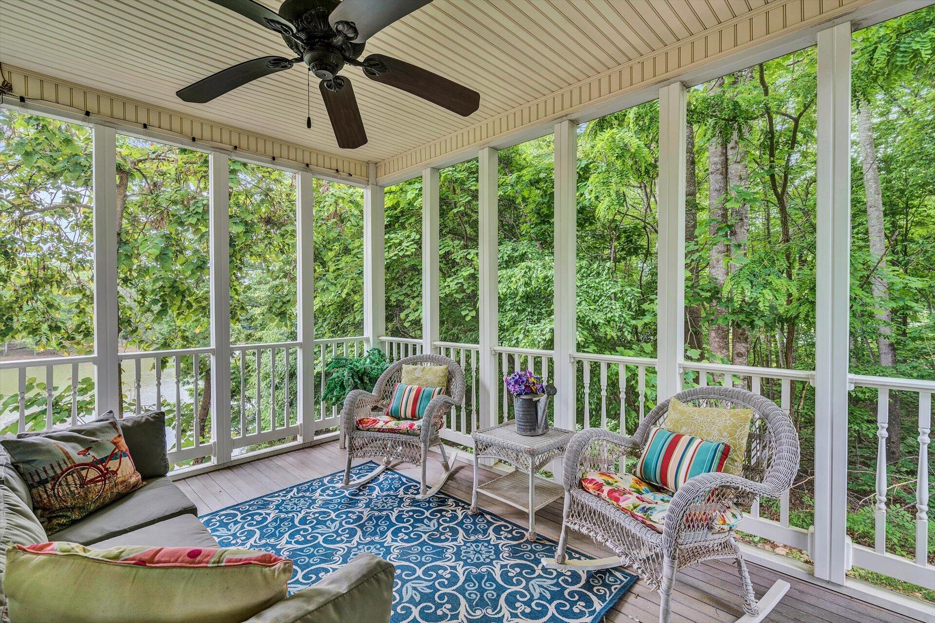 155 Cedar Bay Road Union Hall, VA 24176 - Photo 33 of 61 a outdoor living space with furniture and garden view
