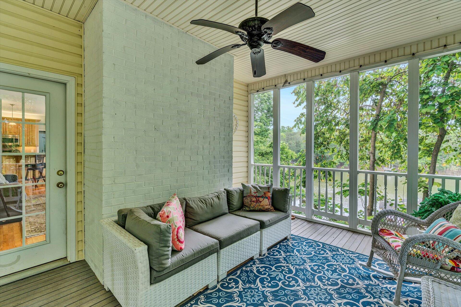 155 Cedar Bay Road Union Hall, VA 24176 - Photo 34 of 61 a living room with furniture and a large window