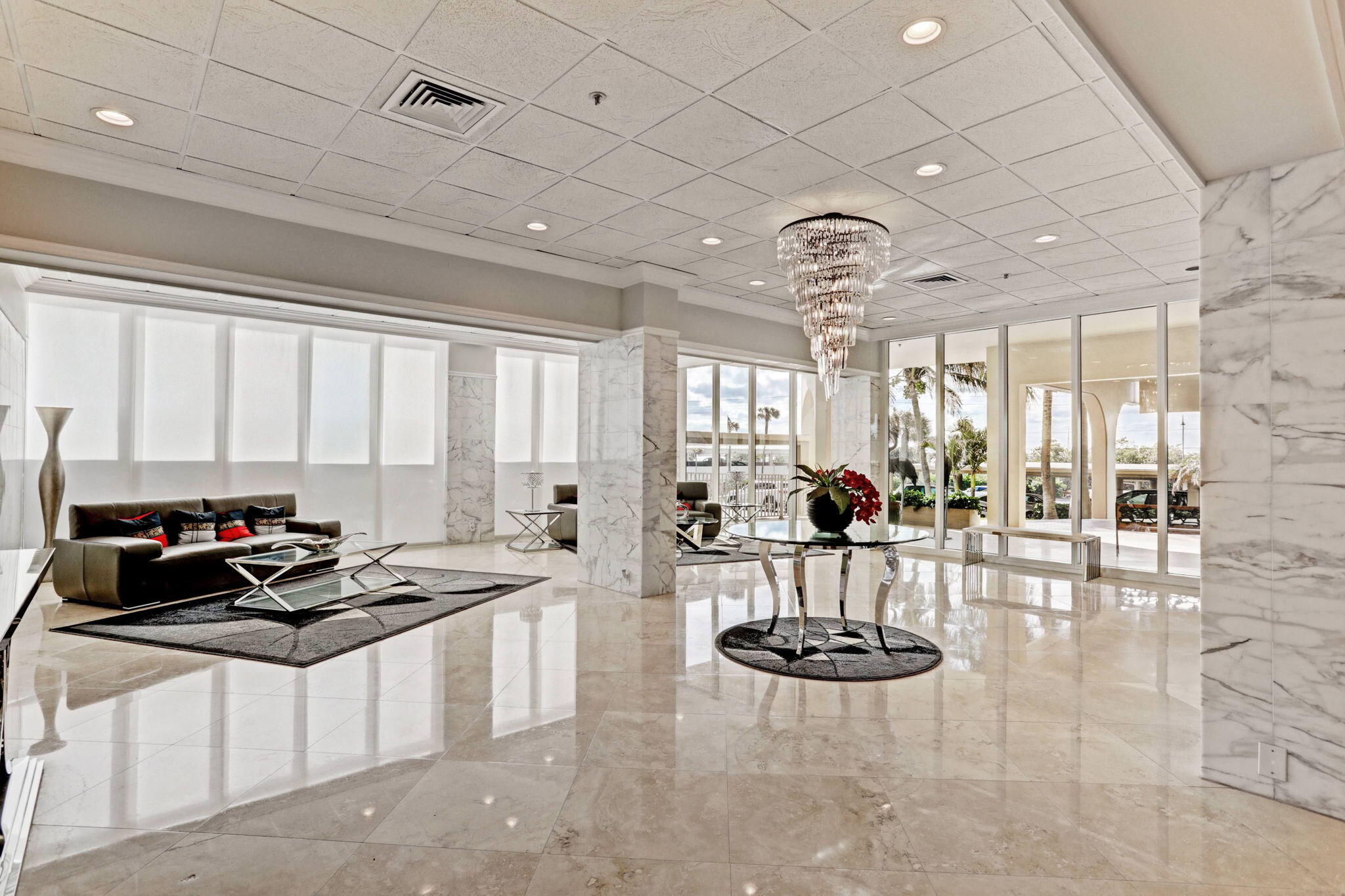 5440 North Ocean Drive, Unit 805 Singer Island, FL 33404 - Photo 35 of 56 a view of a kitchen and living room