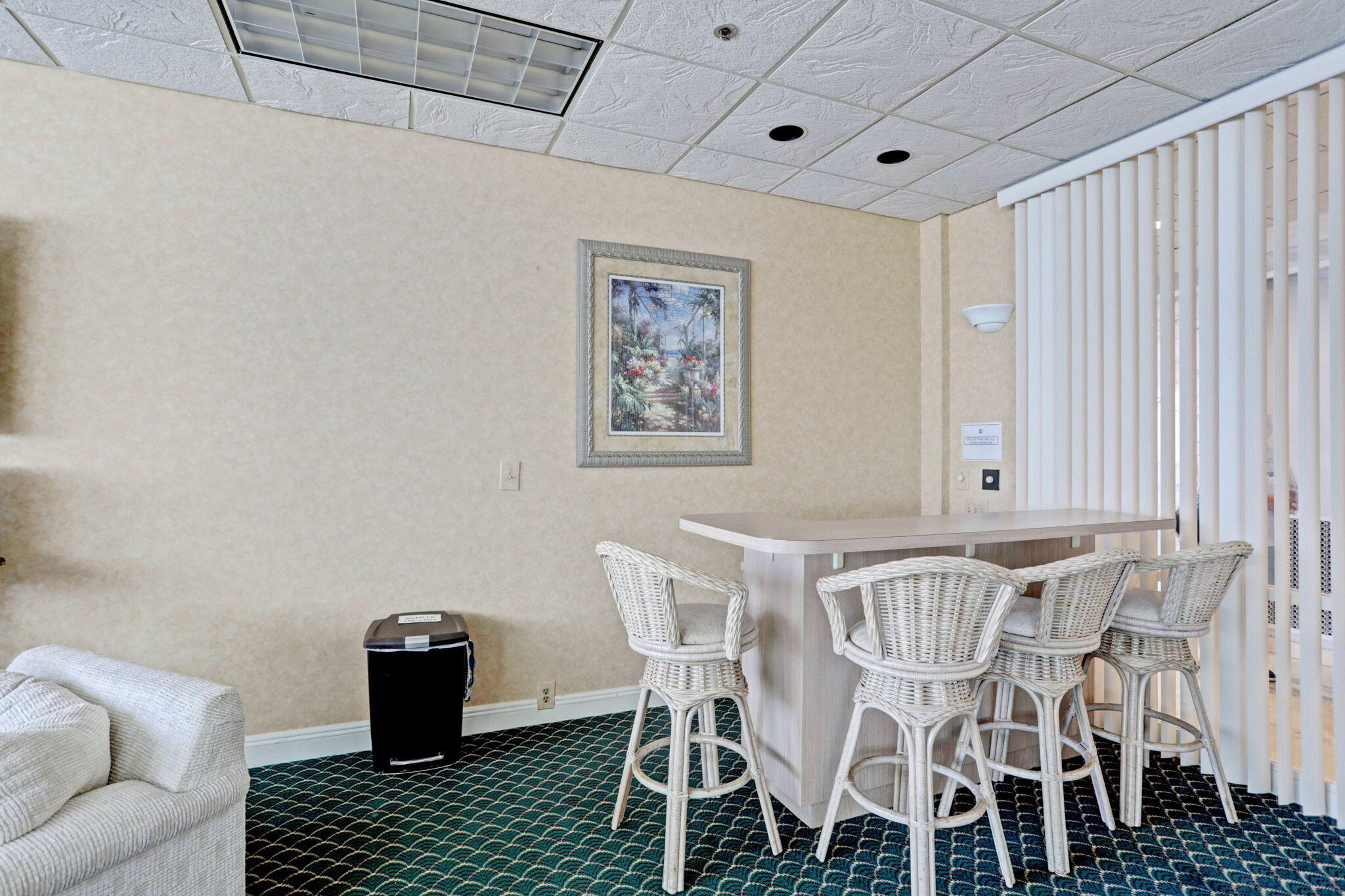 5440 North Ocean Drive, Unit 805 Singer Island, FL 33404 - Photo 38 of 56 a view of a dining room with furniture and chandelier