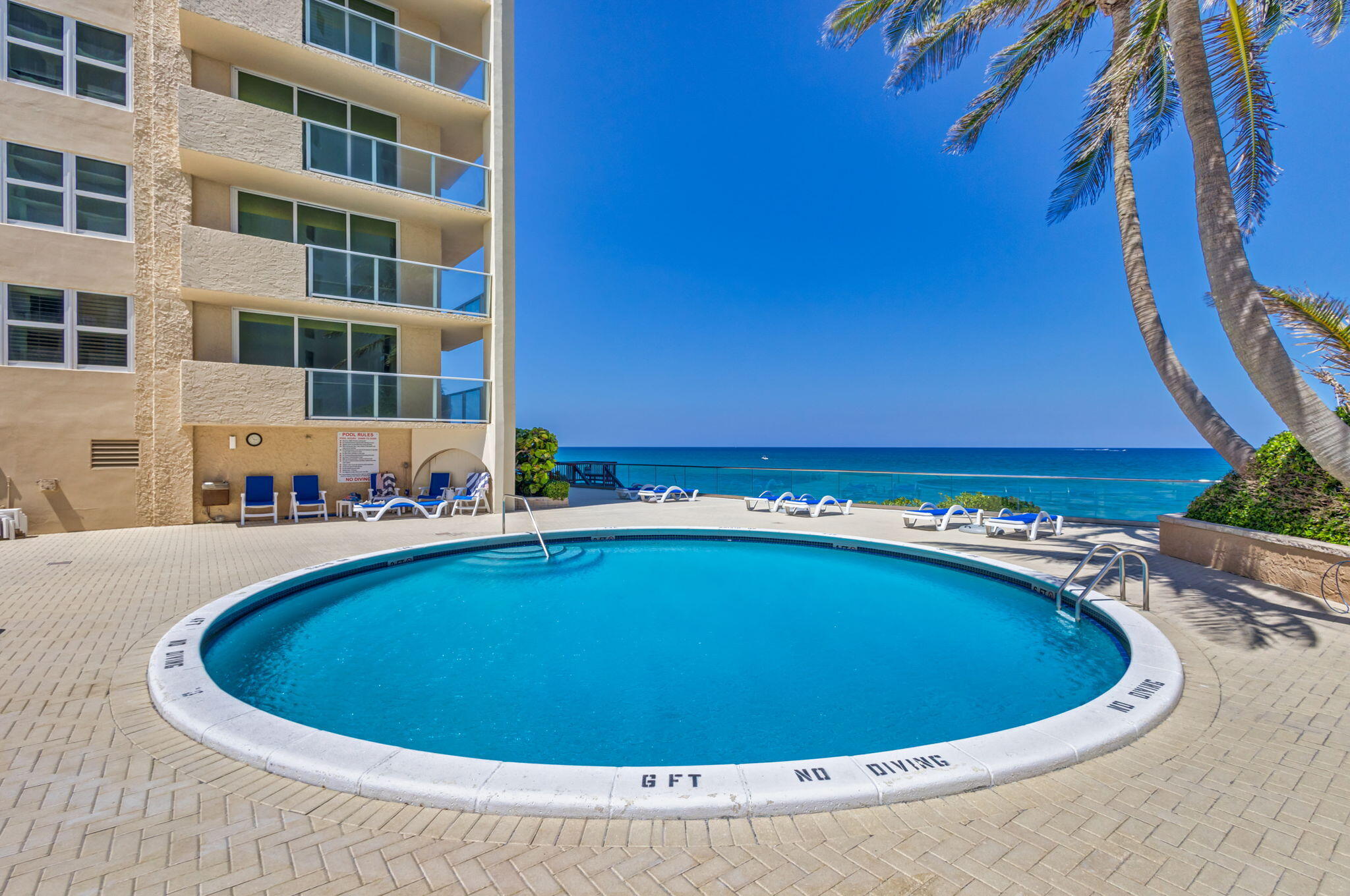 5440 North Ocean Drive, Unit 805 Singer Island, FL 33404 - Photo 47 of 56 a view of outdoor space and swimming pool