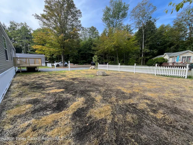 a backyard of a house