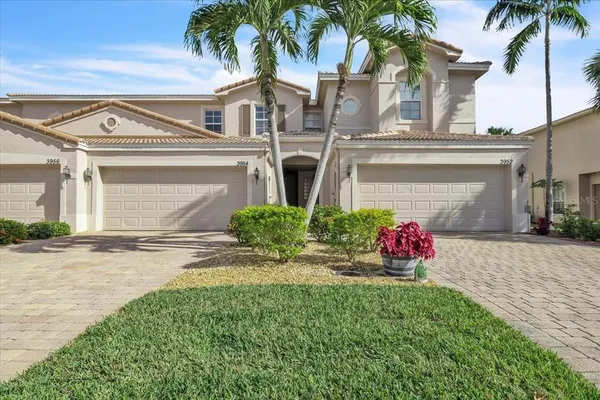 front view of a house and a yard