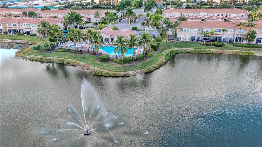 3954 Cherrybrook Loop Fort Myers, FL 33966 - Photo 43 of 47 an aerial view of a house with a lake view