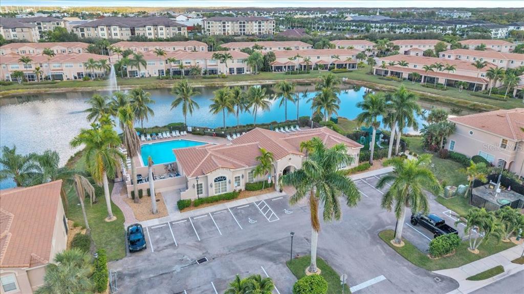 3954 Cherrybrook Loop Fort Myers, FL 33966 - Photo 45 of 47 an aerial view of residential houses with outdoor space and lake view