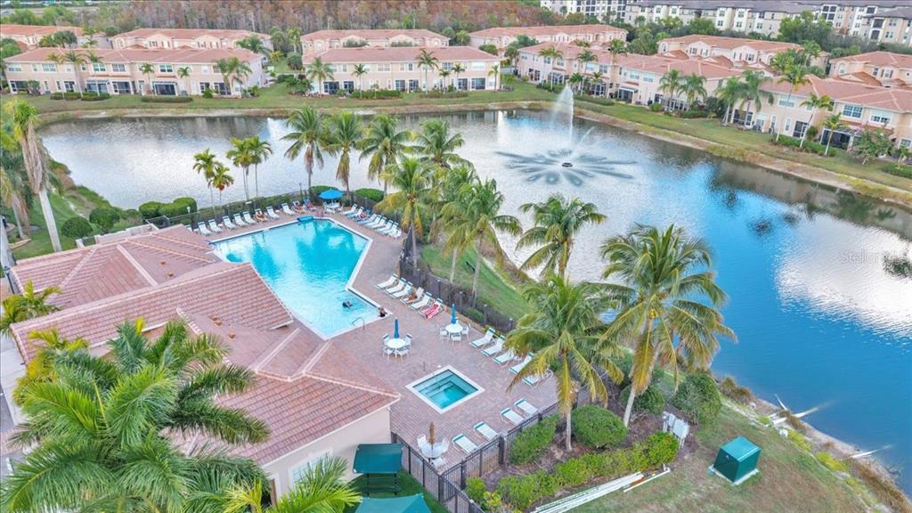 3954 Cherrybrook Loop Fort Myers, FL 33966 - Photo 47 of 47 an aerial view of residential houses with outdoor space and lake view