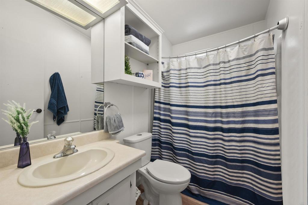 8620 Atlas View Drive Santee, CA 92071 - Photo 37 of 58 a bathroom with a sink toilet and mirror