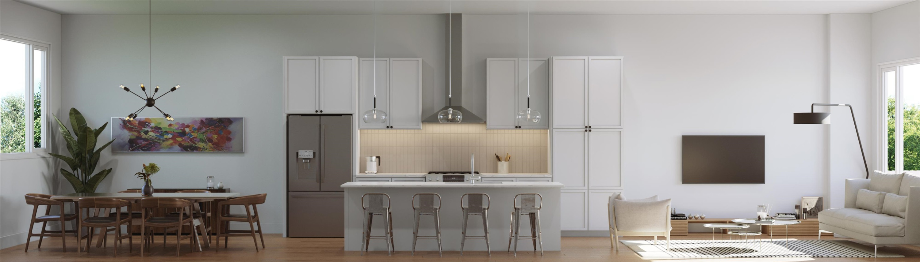 3001 Corbell Durham, NC 27701 - Photo 17 of 29 a living room with furniture and a flat screen tv