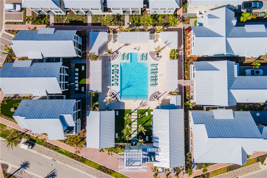 200 Round Road Port Aransas, TX 78373 - Photo 34 of 38 an aerial view of houses with outdoor space