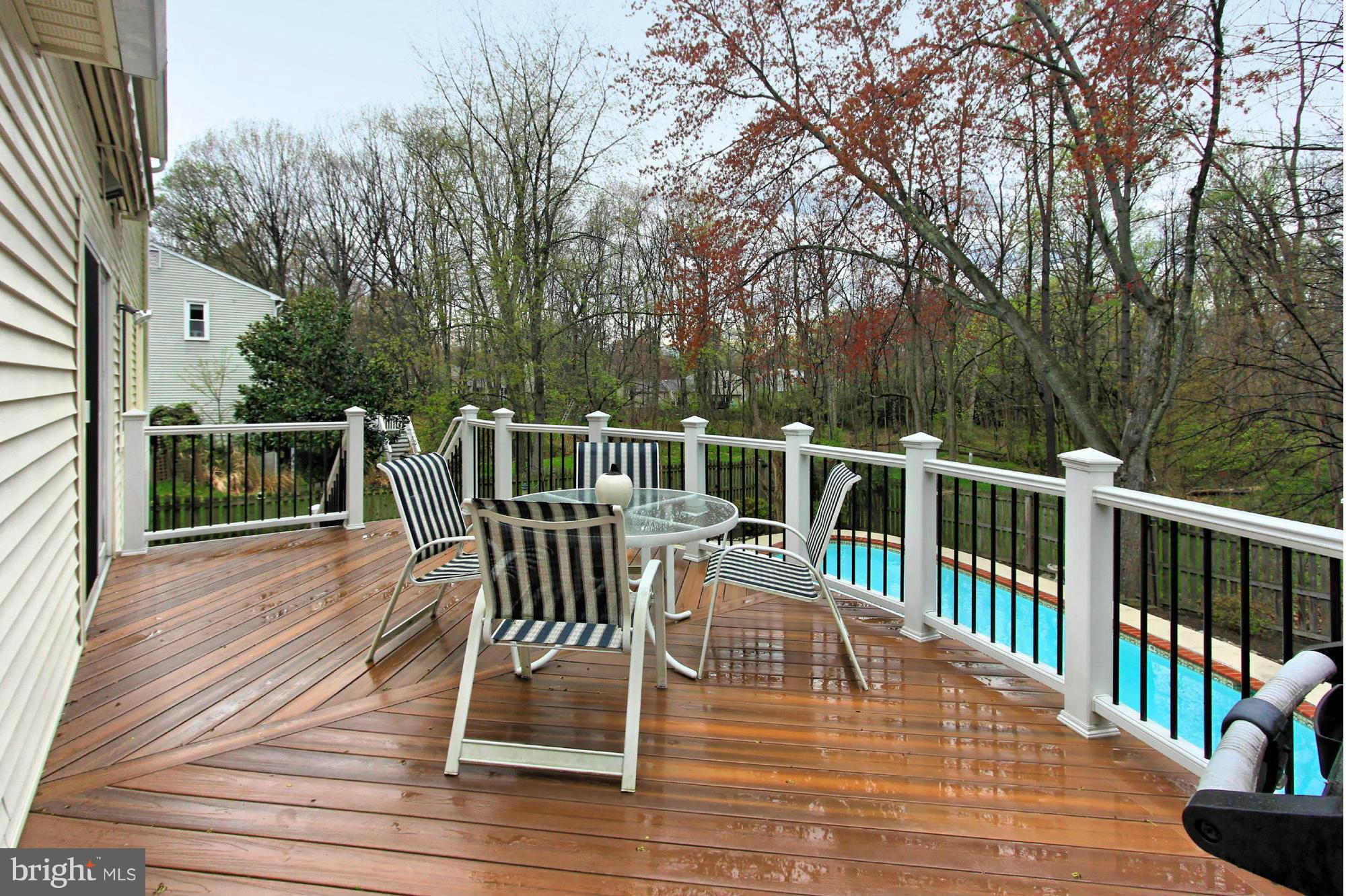 2314 Rosedown Drive Reston, VA 20191 - Photo 23 of 30 Gorgeous Custom Deck Overlooks Pool & Yard