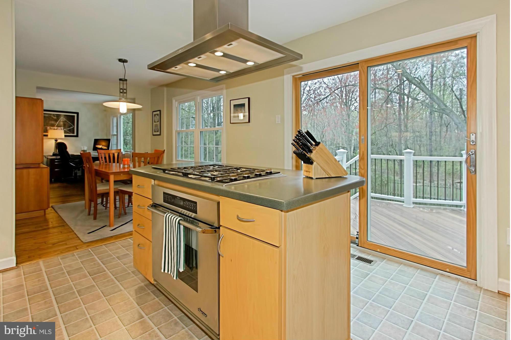 2314 Rosedown Drive Reston, VA 20191 - Photo 7 of 30 Kitchen and Dining Area Open to Backyard