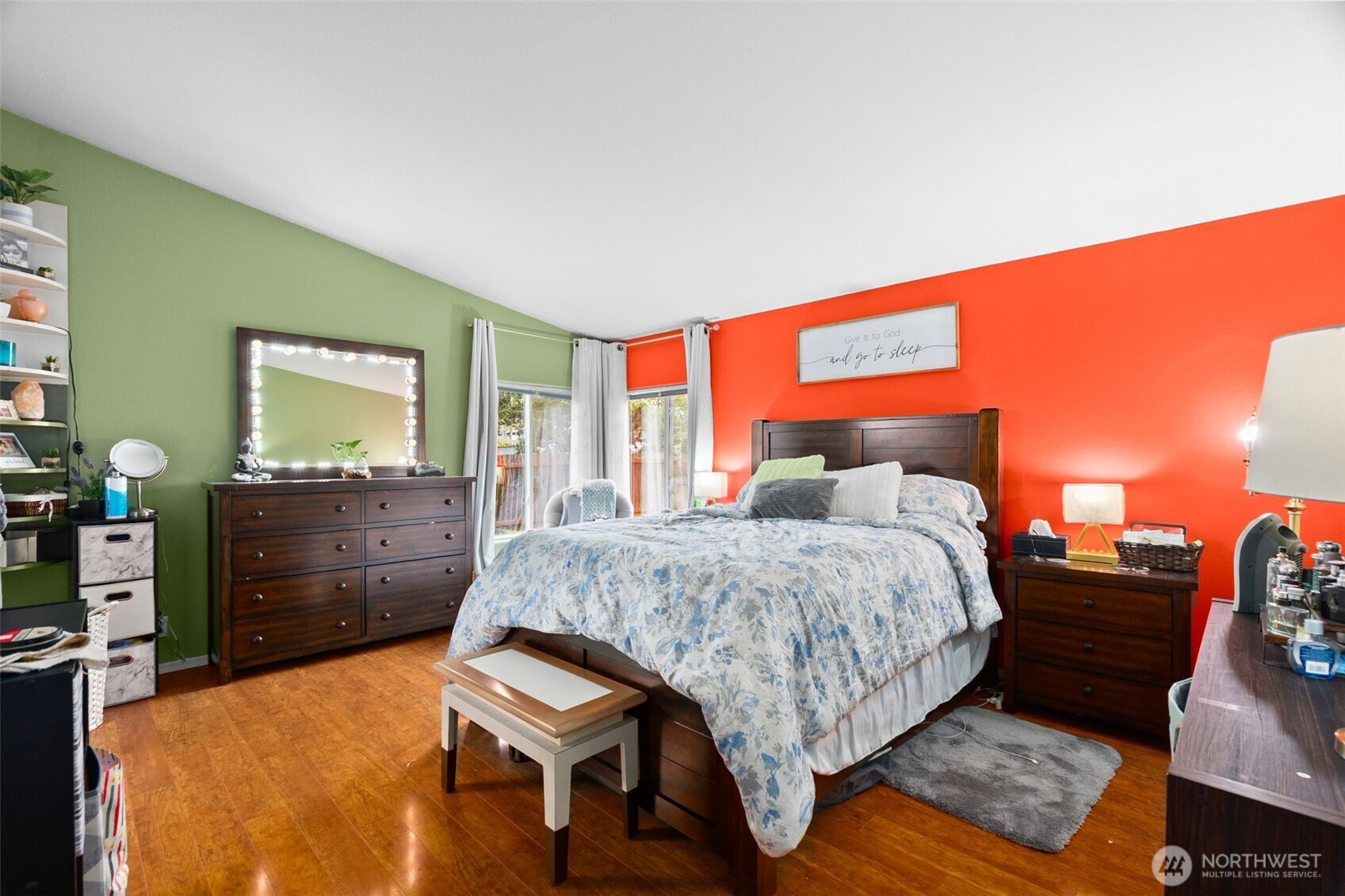 7808 197th Avenue Southwest Rochester, WA 98579 - Photo 16 of 37 a bedroom with a bed and dresser with mirror
