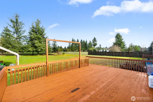 a view of deck with a patio
