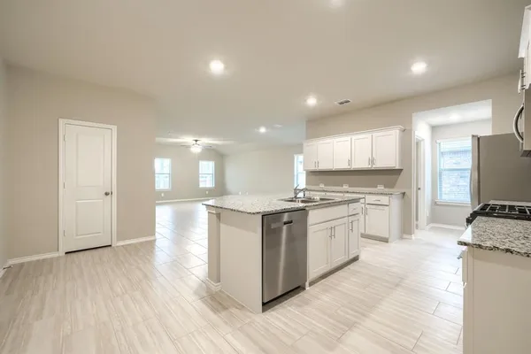 a view of a backyard with a garden