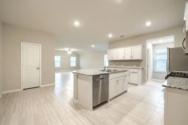 a view of a backyard with a garden