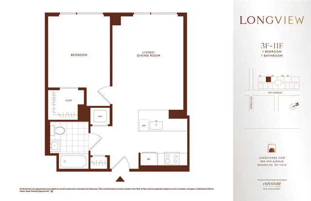 $4,136 | 380 4th Avenue, Unit 11F | Gowanus