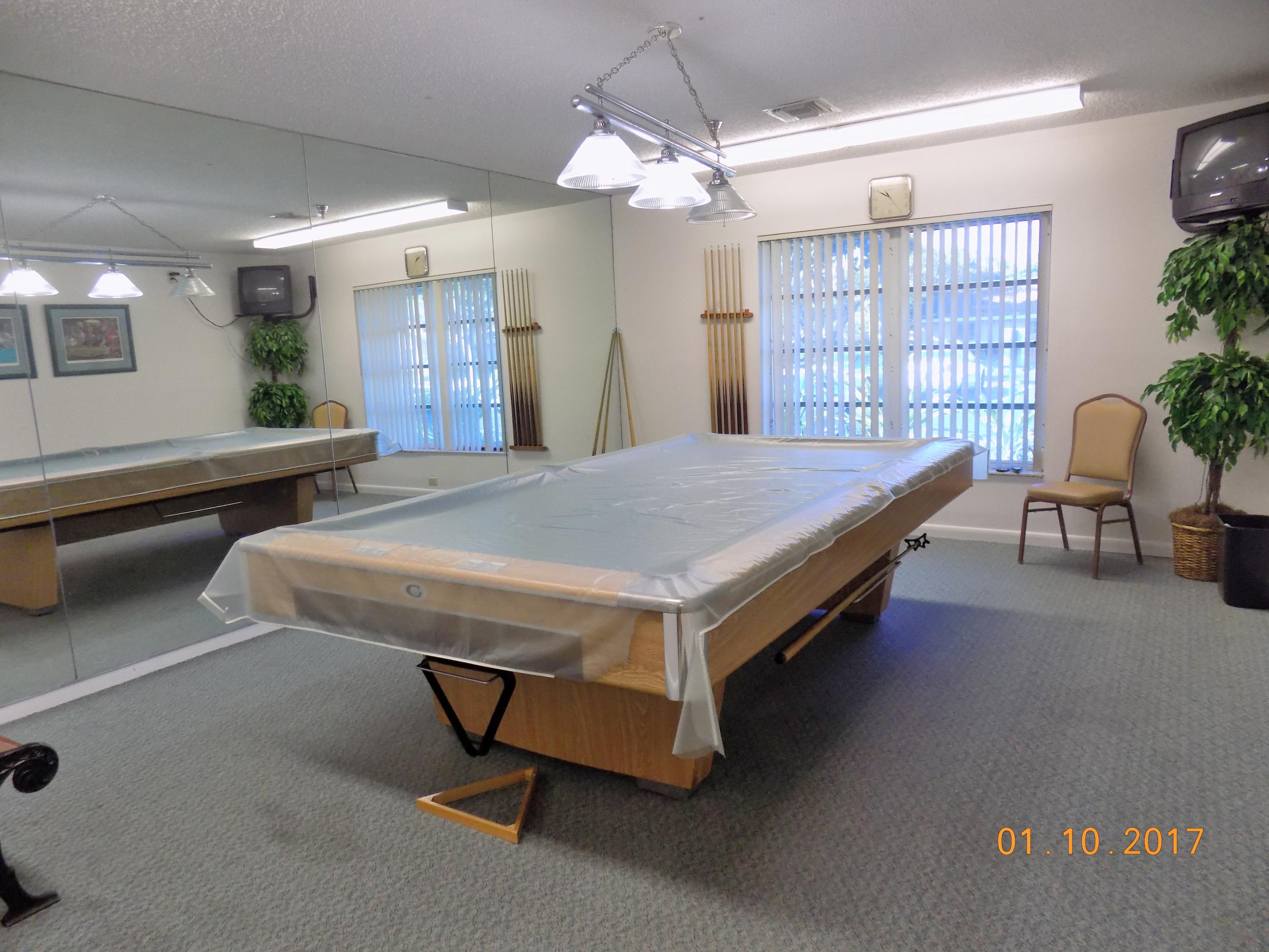 8066 Springside Court, Unit E Boca Raton, FL 33496 - Photo 27 of 38 BILLIARDS 2017