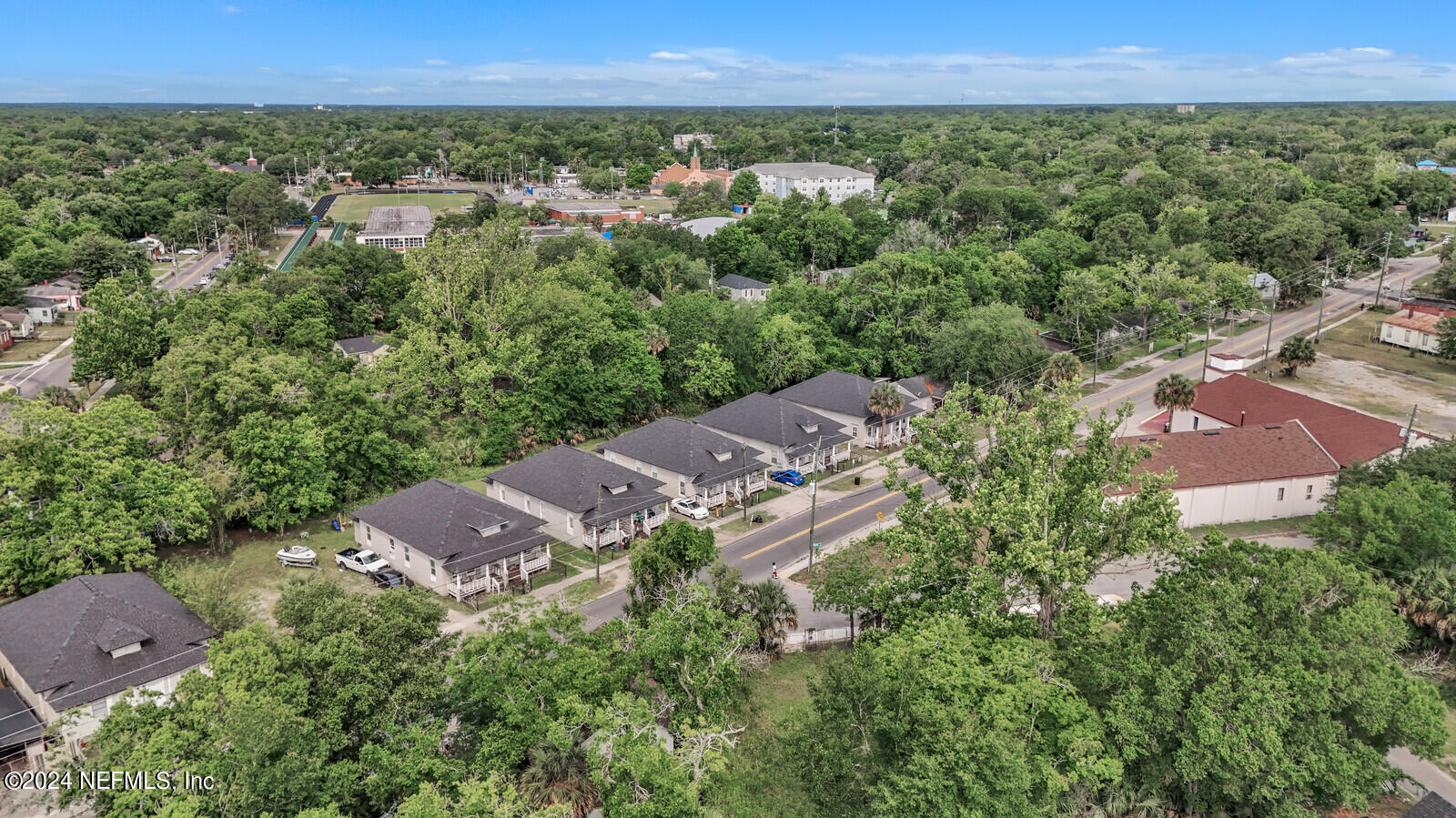 2306 Moncrief Road Jacksonville, FL 32209 - Photo 5 of 14 an aerial view of a house with a yard