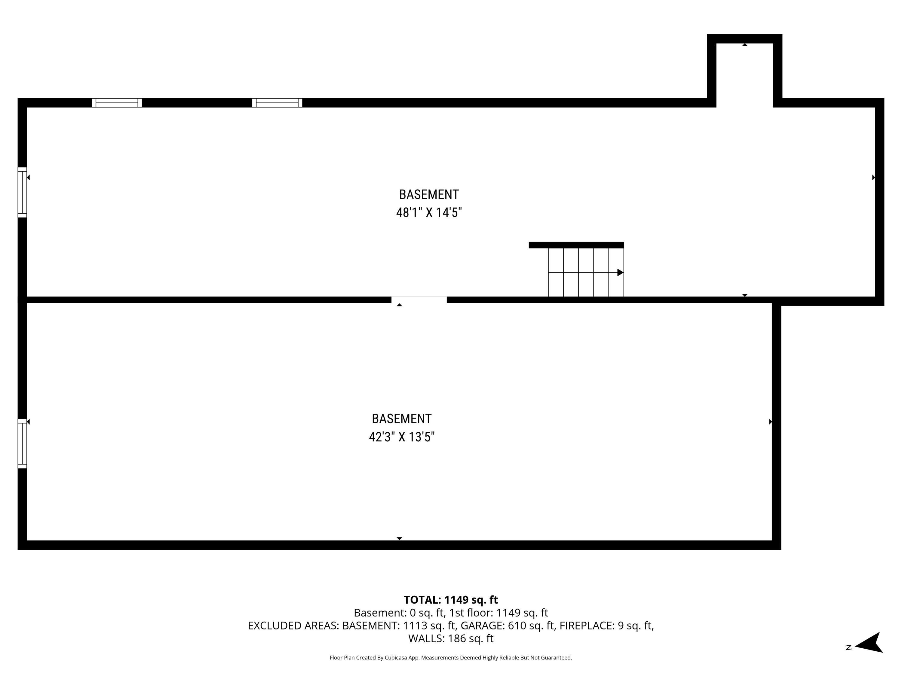 1830 North Roberts Road Muskegon, MI 49445 - Photo 55 of 56 Basement Floor plan