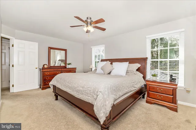 an empty room with closet