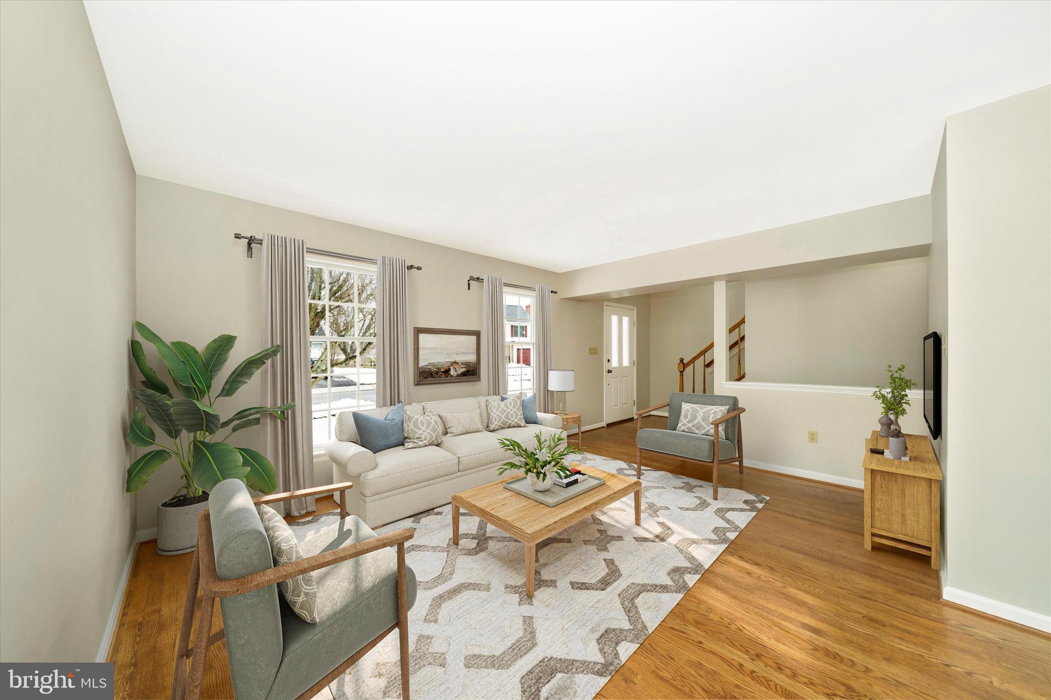 2181 East Greenleaf Drive Frederick, MD 21702 - Photo 2 of 55 Living Room Virtually Staged