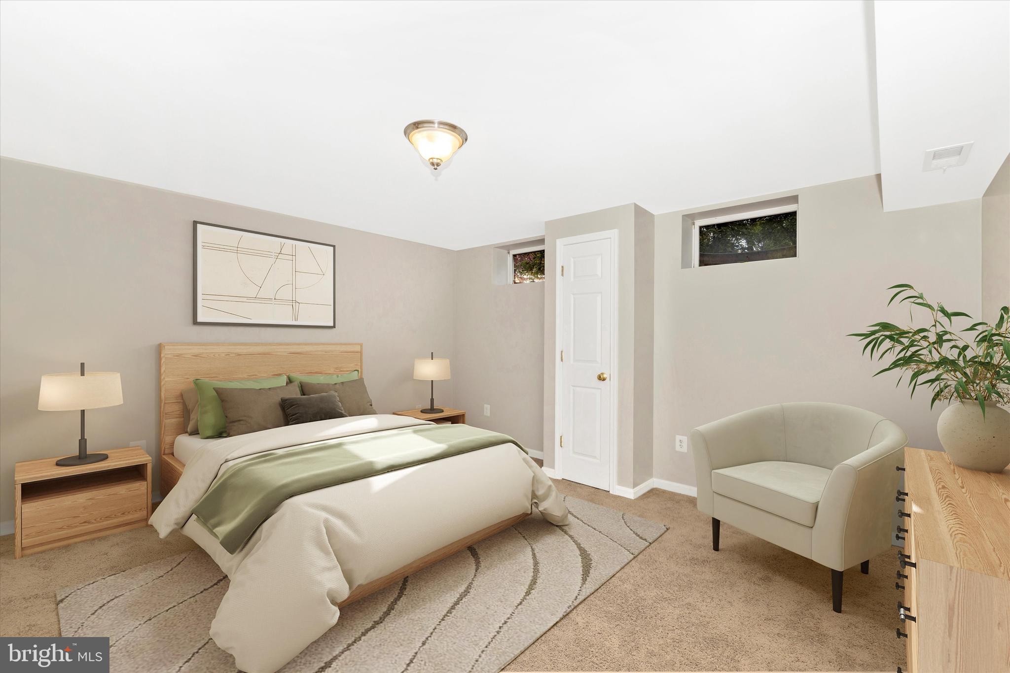 2181 East Greenleaf Drive Frederick, MD 21702 - Photo 28 of 55 Lower Level Guest Room Virtually Staged