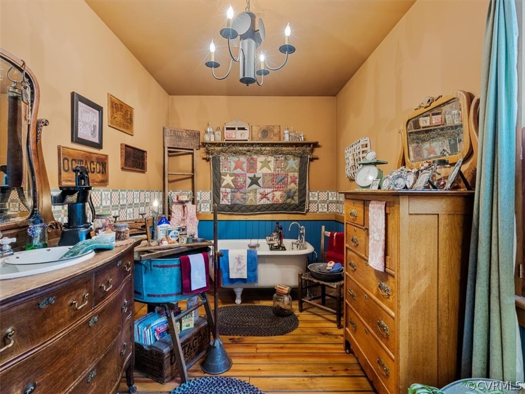 2430 Academy Road Powhatan, VA 23139 - Photo 25 of 43 Antique dresser converted to vanity, claw tub and