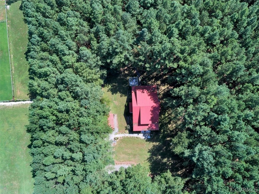 2430 Academy Road Powhatan, VA 23139 - Photo 3 of 43 Situated on 5 acres, tucked back off the road.