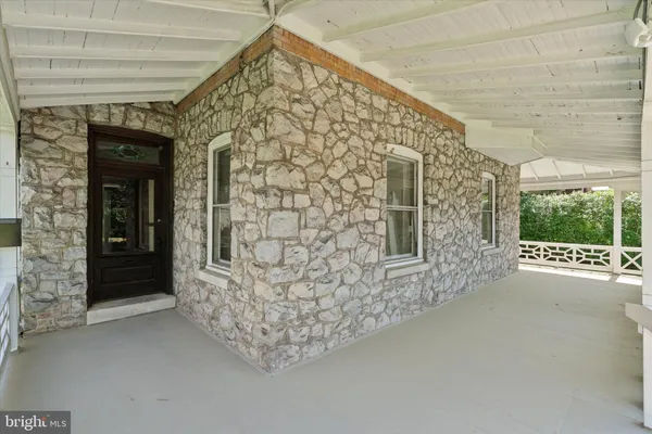 a view of entryway door