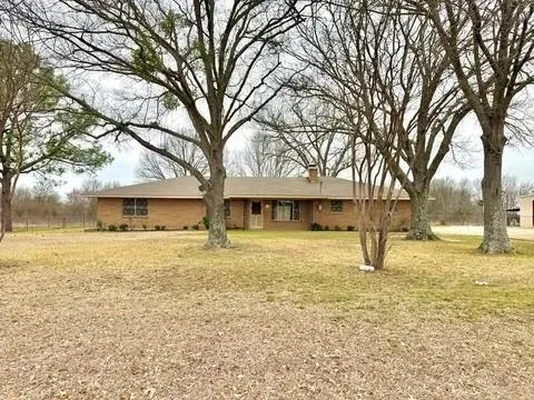 a house that has a tree in front of it