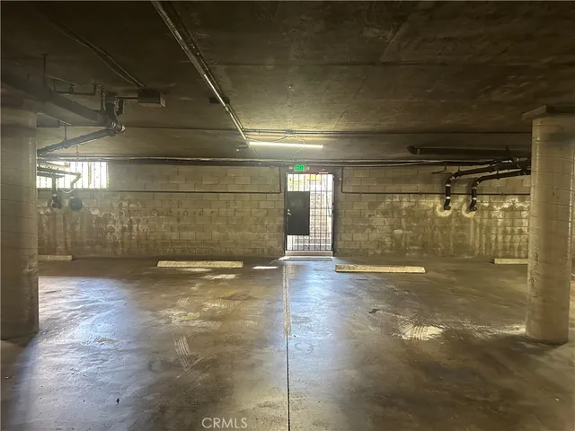 a view of a glass door with shower