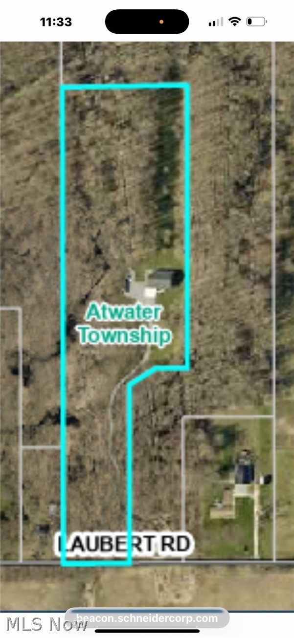 5615 Laubert Road Atwater, OH 44201 - Photo 4 of 50 Property Parcel Map. Outlining the boundaries and location of the property within Atwater Township